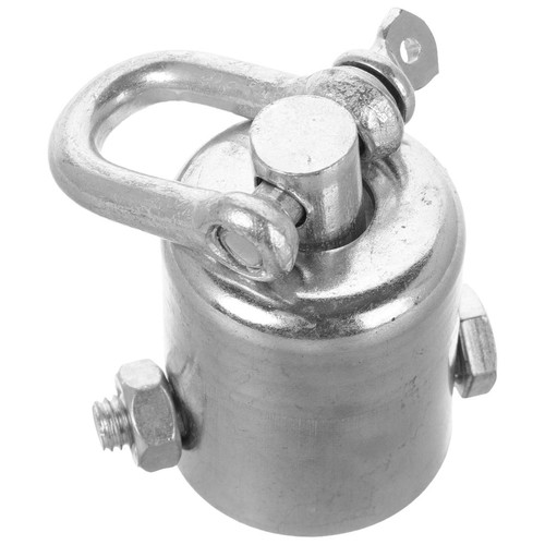 Silver steel punch bag - bag, chain